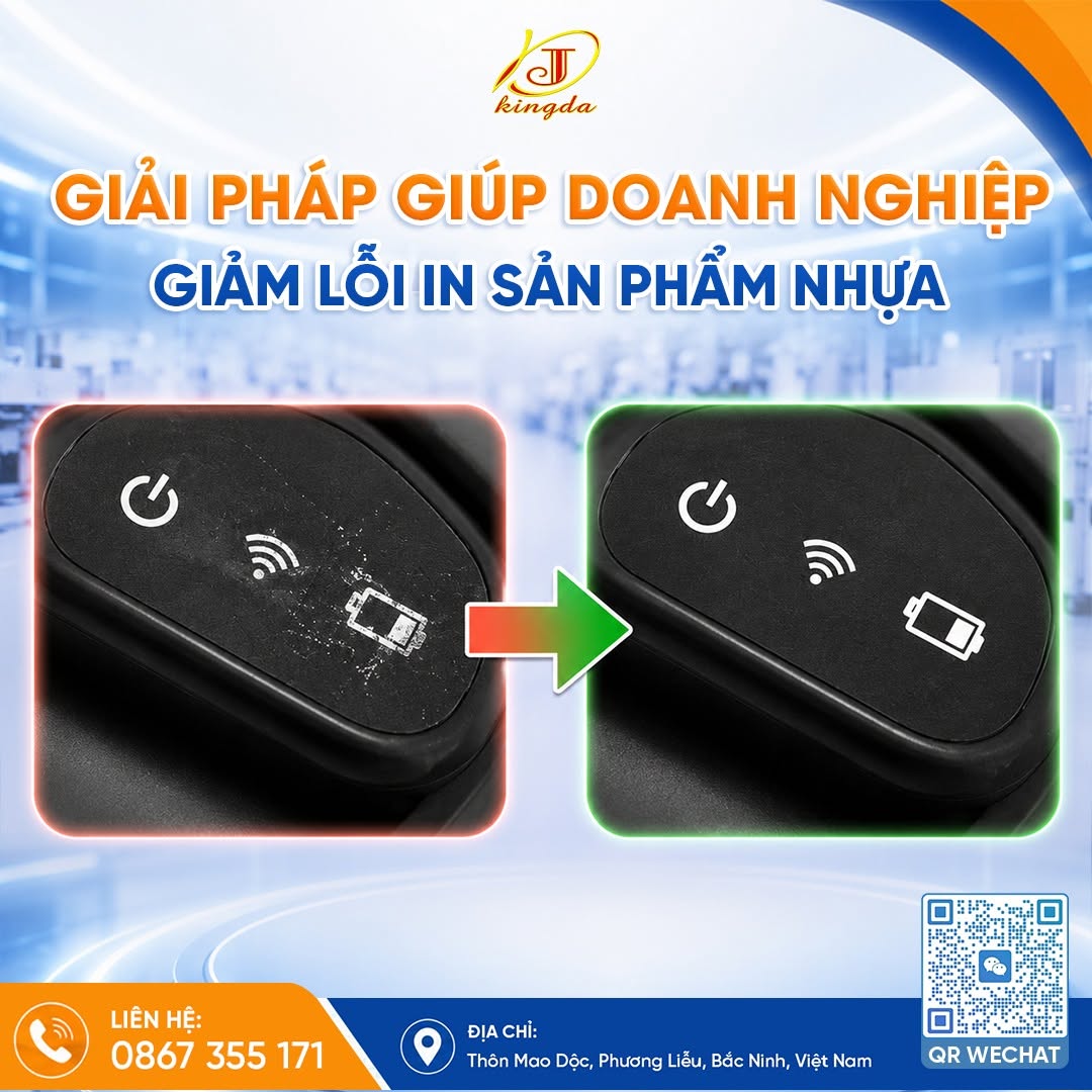 Giải pháp mực in giảm lỗi in sản phẩm nút bấm
