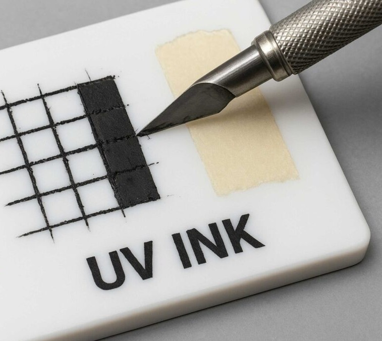 Quy tr&igrave;nh test độ cứng chống trầy m&agrave;ng mực UV bằng b&uacute;t ch&igrave; chuy&ecirc;n dụng